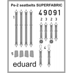 EDUARD Pe-2 seatbelts...