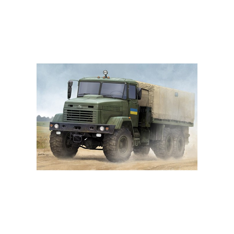 HOBBY BOSS Ukraine KrAZ-6322 “Soldier” Cargo Truck