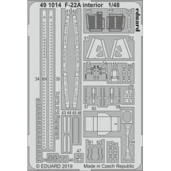 EDUARD F-22A interior 