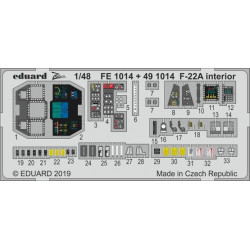 EDUARD ZOOM SET F-22A 