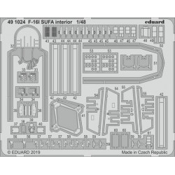 EDUARD F-16I SUFA interior 