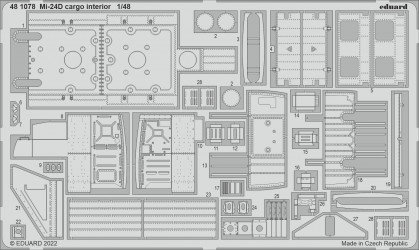 EDUARD Mi-24D cargo interior